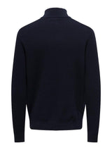 Only & Sons Phil - Halfzip strik med høj hals - HUSET Men & Women