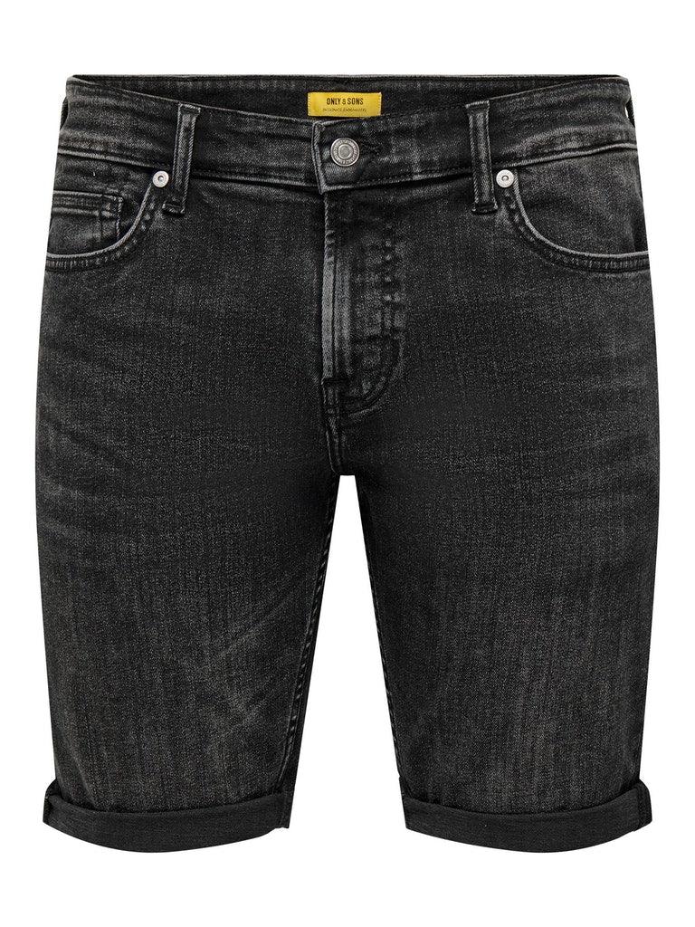 Only & Sons Ply - Sorte denim shorts 5192 - HUSET Men & Women