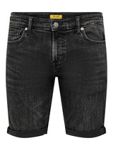 Only & Sons Ply - Sorte denim shorts 5192 - HUSET Men & Women