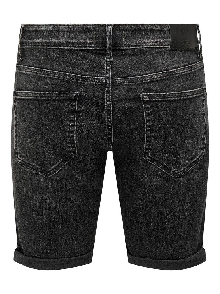 Only & Sons Ply - Sorte denim shorts 5192 - HUSET Men & Women