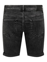 Only & Sons Ply - Sorte denim shorts 5192 - HUSET Men & Women