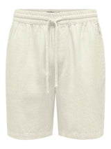 Only & Sons Tel - Shorts m. hør - HUSET Men & Women