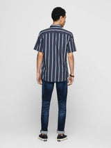 Only & Sons Travis - Slimfit kortærmet oxford skjorte - HUSET Men & Women