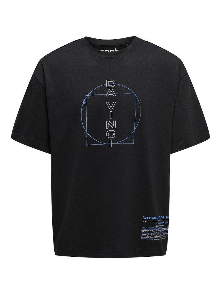 Only & Sons Vinci Life - T-shirt med print - HUSET Men & Women