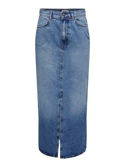 Only Cilla - Lang denim nederdel - HUSET Men & Women