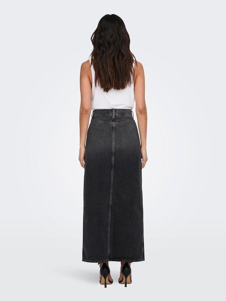 Only Cilla - Lang denim nederdel - HUSET Men & Women