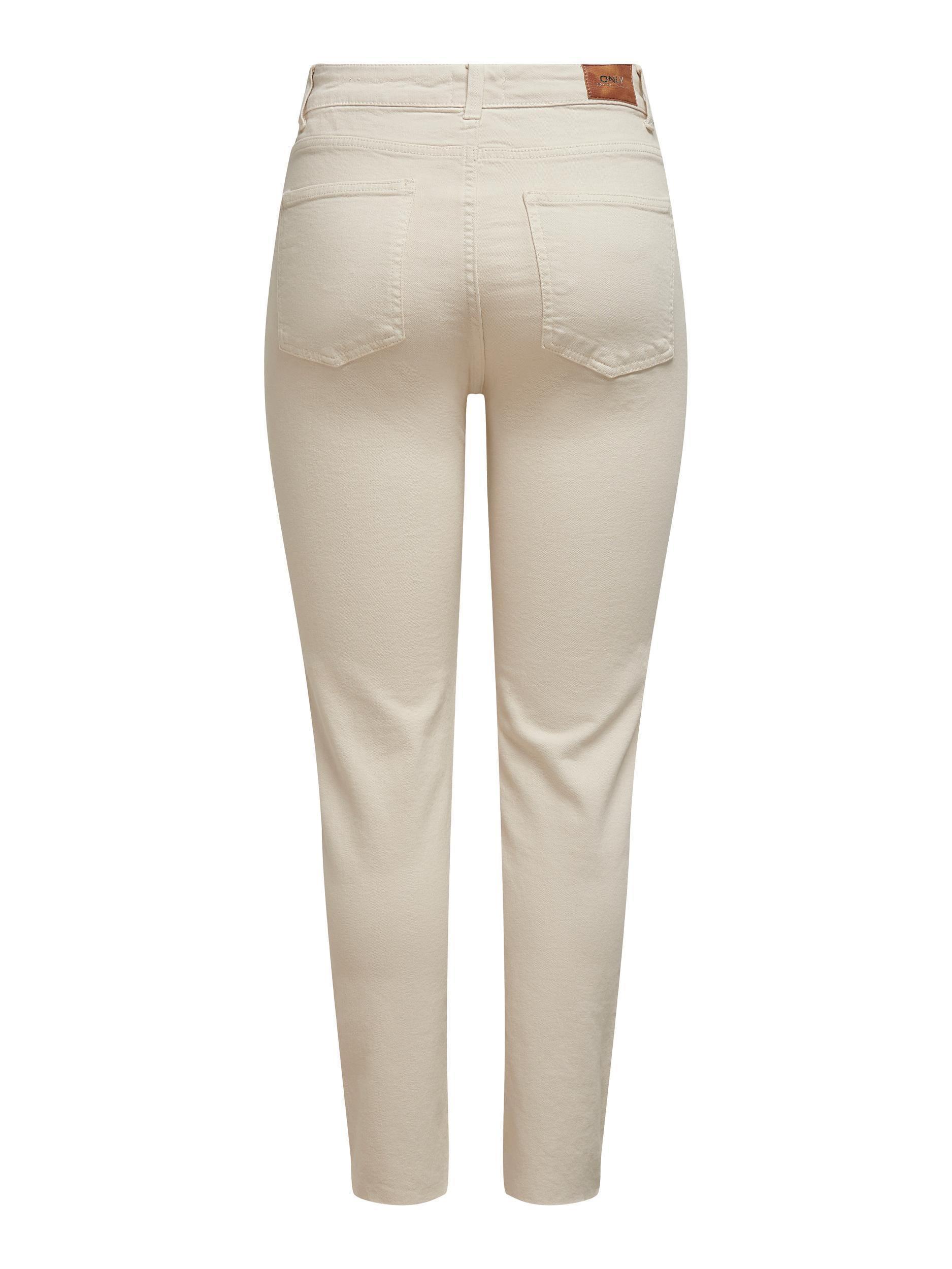 Only Emily - Ecru Mom jeans high waist - HUSET Men & Women