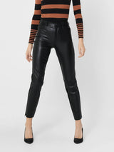 Only Emily - High waist imterede læder bukser - HUSET Men & Women