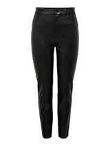 Only Emily - High waist imterede læder bukser - HUSET Men & Women
