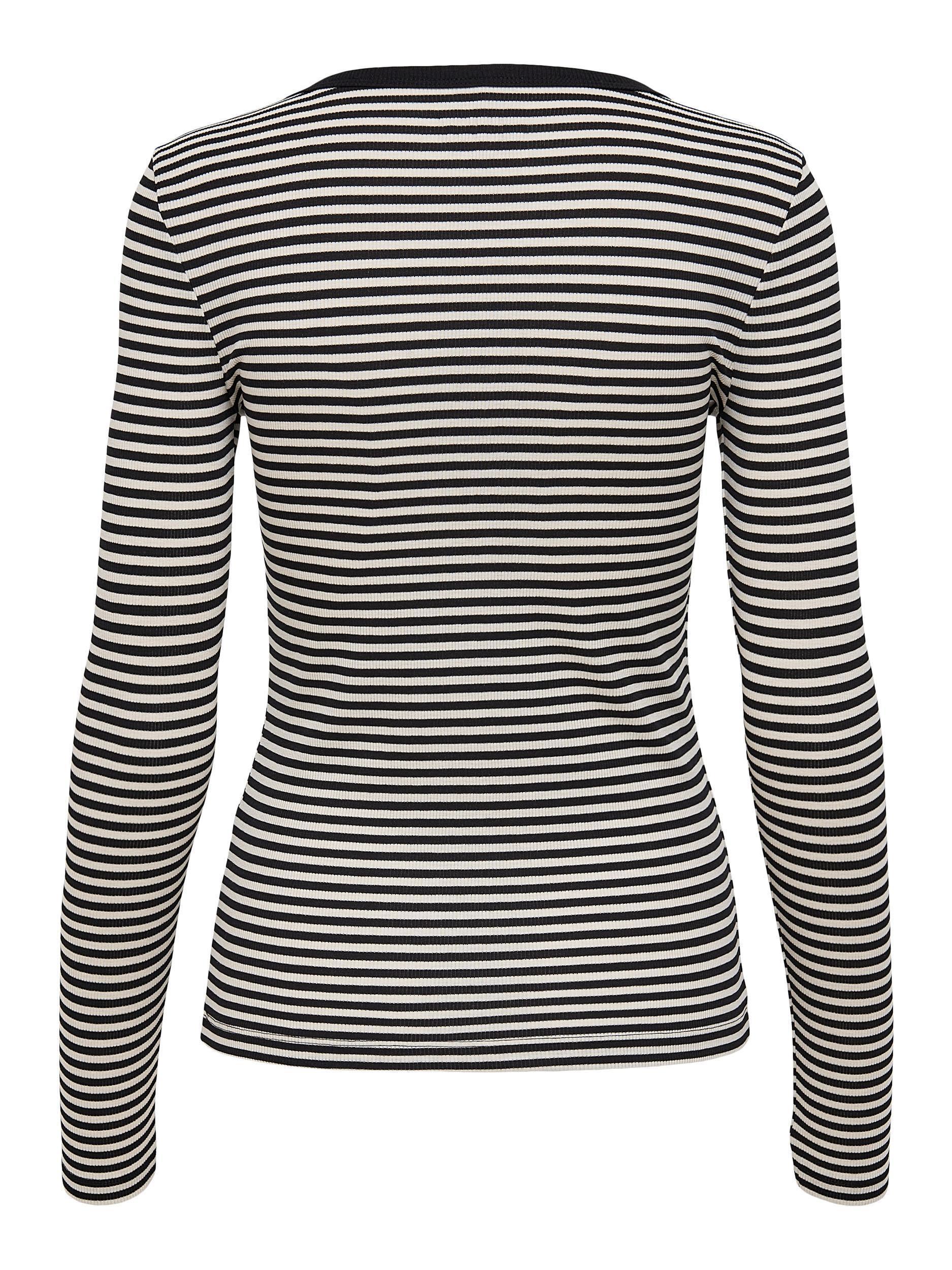 Only Josse - Stribet langærmet t-shirt - HUSET Men & Women