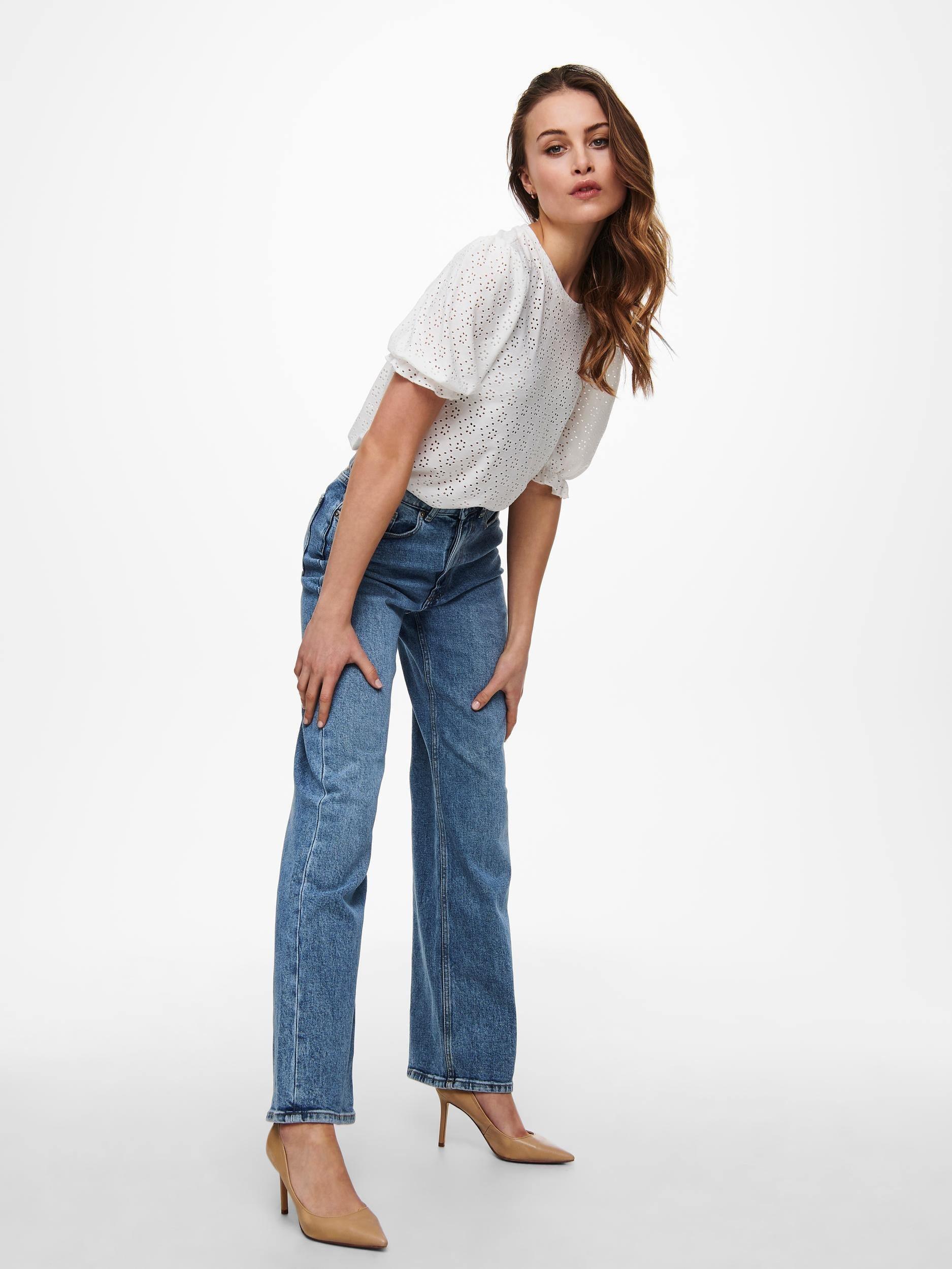 Only Juicy - Jeans m. brede ben high waist - HUSET Men & Women