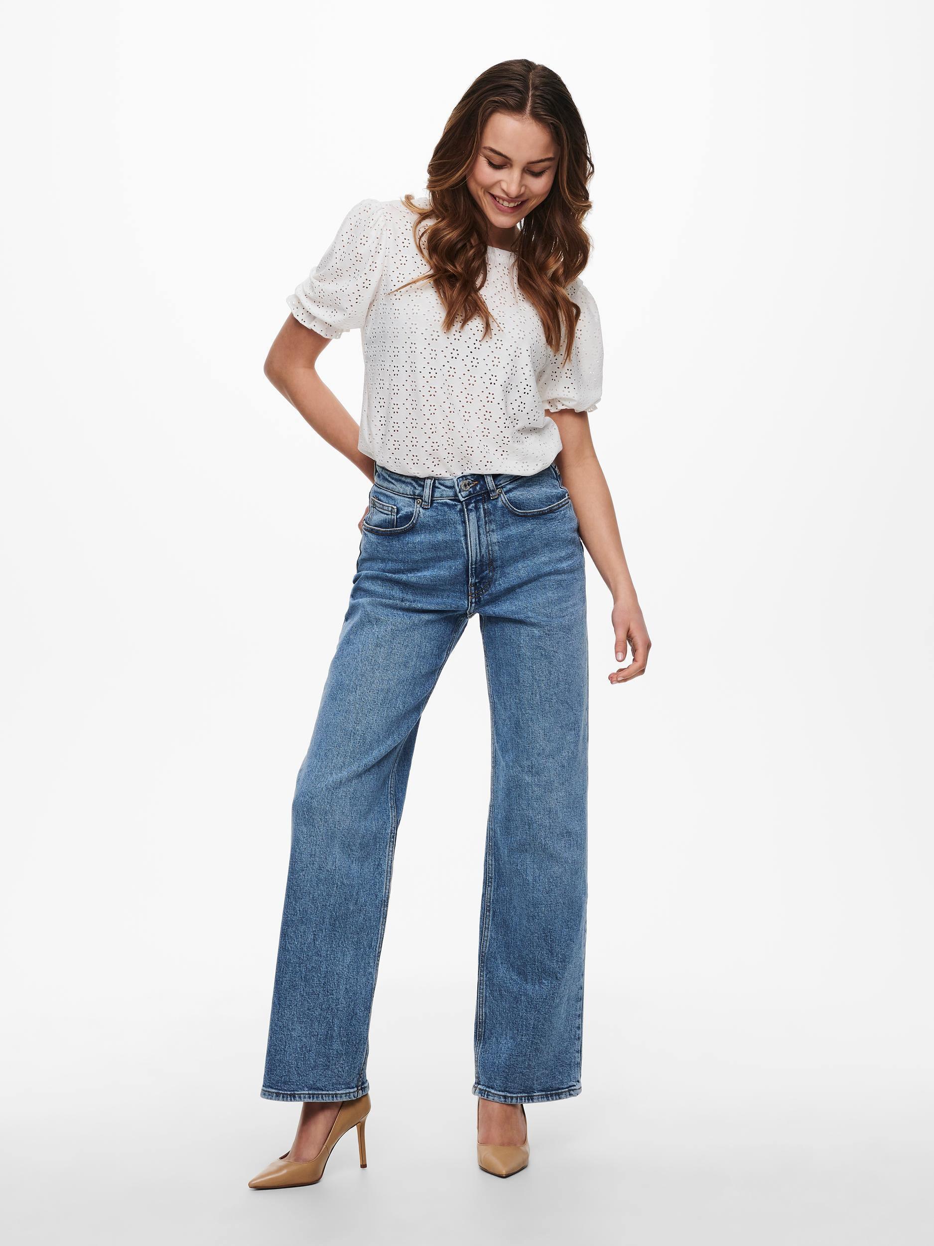 Only Juicy - Jeans m. brede ben high waist - HUSET Men & Women
