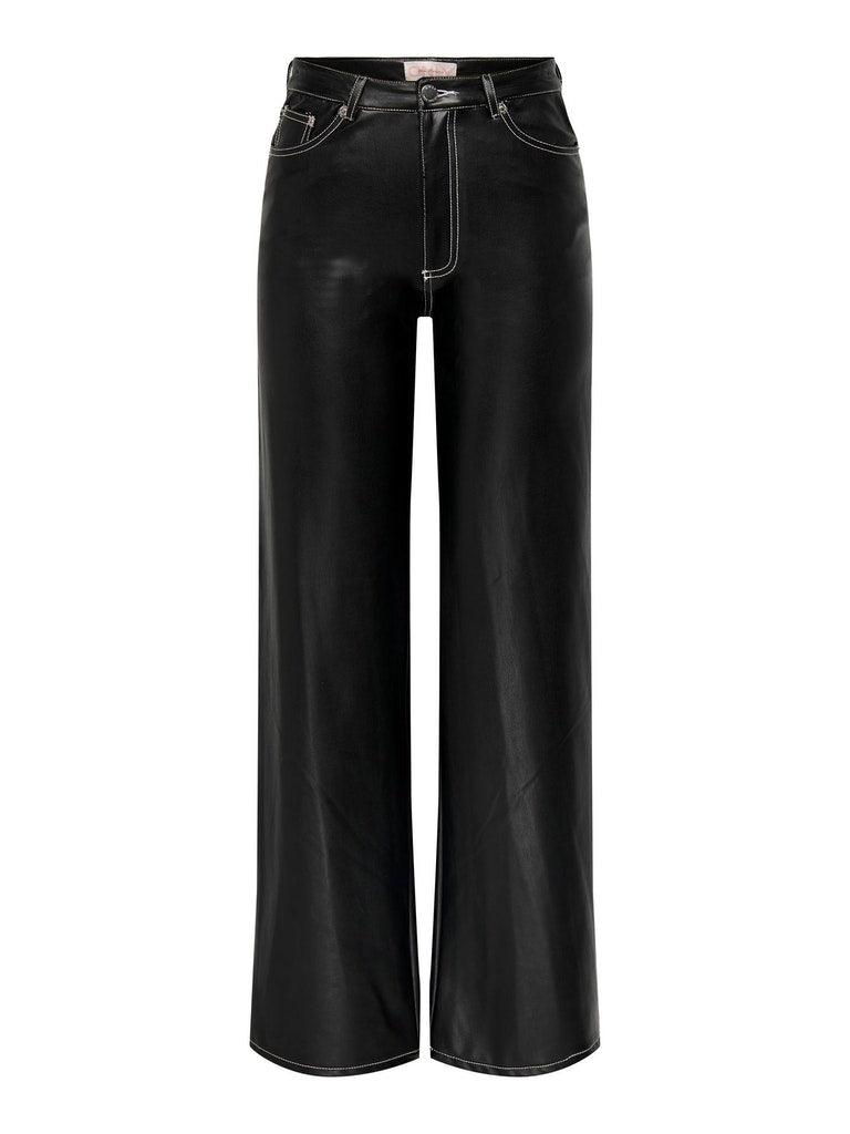 Only Juicy Star - PU bukser - HUSET Men & Women