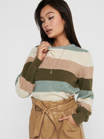 Only Katia - Stribet pullover strik - HUSET Men & Women (6622096851023)