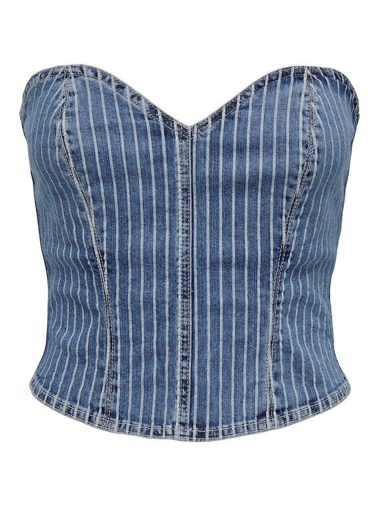 Only Kirsi - Denim tube top - HUSET Men & Women