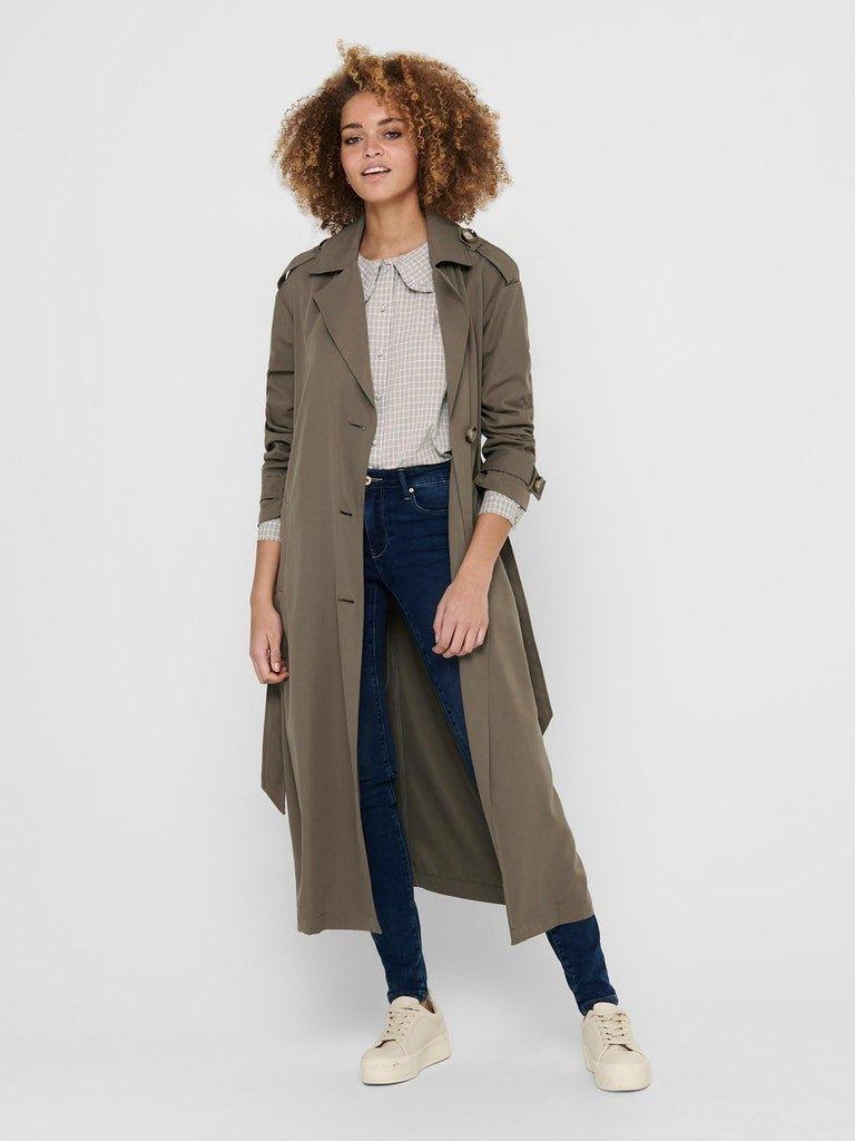 Only Line - lang trenchcoat - HUSET Men & Women
