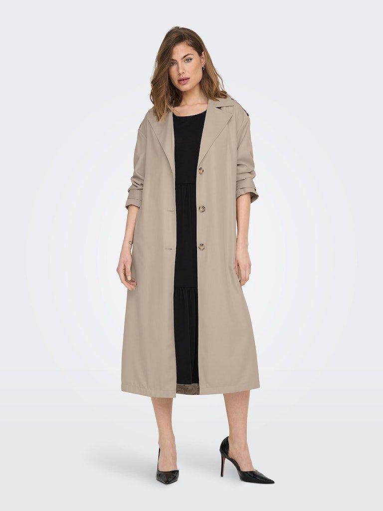 Only Line - lang trenchcoat - HUSET Men & Women