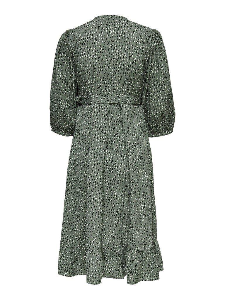 Only Olivia - Wrap midi kjole - HUSET Men & Women