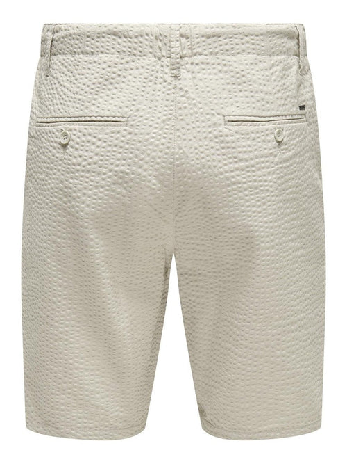 Only & Sons Leo Life - Seersucker shorts - HUSET Men & Women (8858312540507)