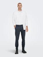 Only & Sons Mark - sildebensmønstrede Comfort pants - HUSET Men & Women (8448811991387)