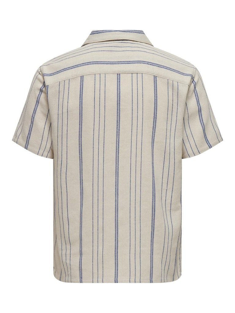 Only & Sons Trev - Kortærmet skjorte i regular fit - HUSET Men & Women (8855745167707)