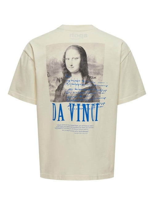 Only & Sons Vinci Life - T-shirt med print - HUSET Men & Women (8855704895835)