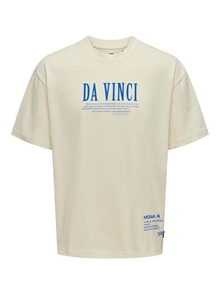 Only & Sons Vinci Life - T-shirt med print - HUSET Men & Women (8855704895835)