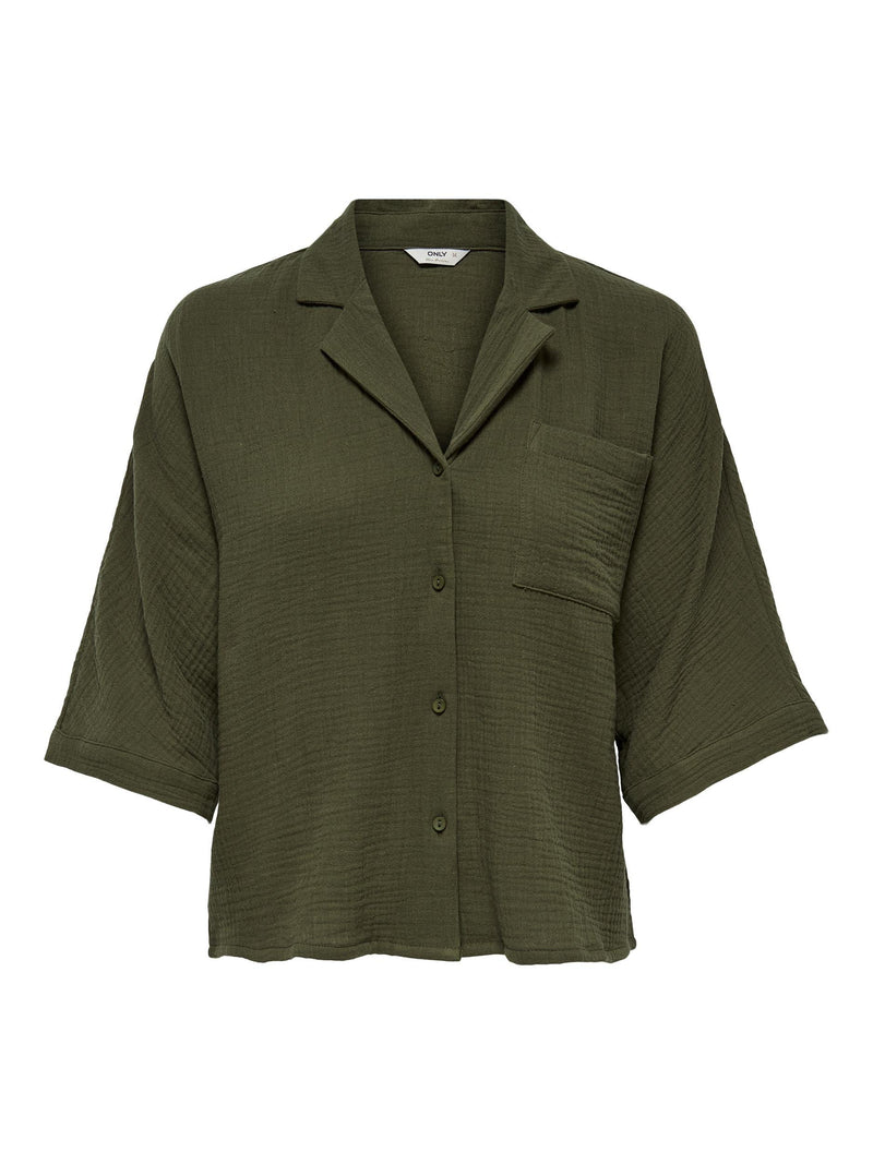 Only Thyra - Bomulds skjorte - HUSET Men & Women (7700750467324)