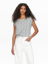 Only Vic - Printet bluse - HUSET Men & Women