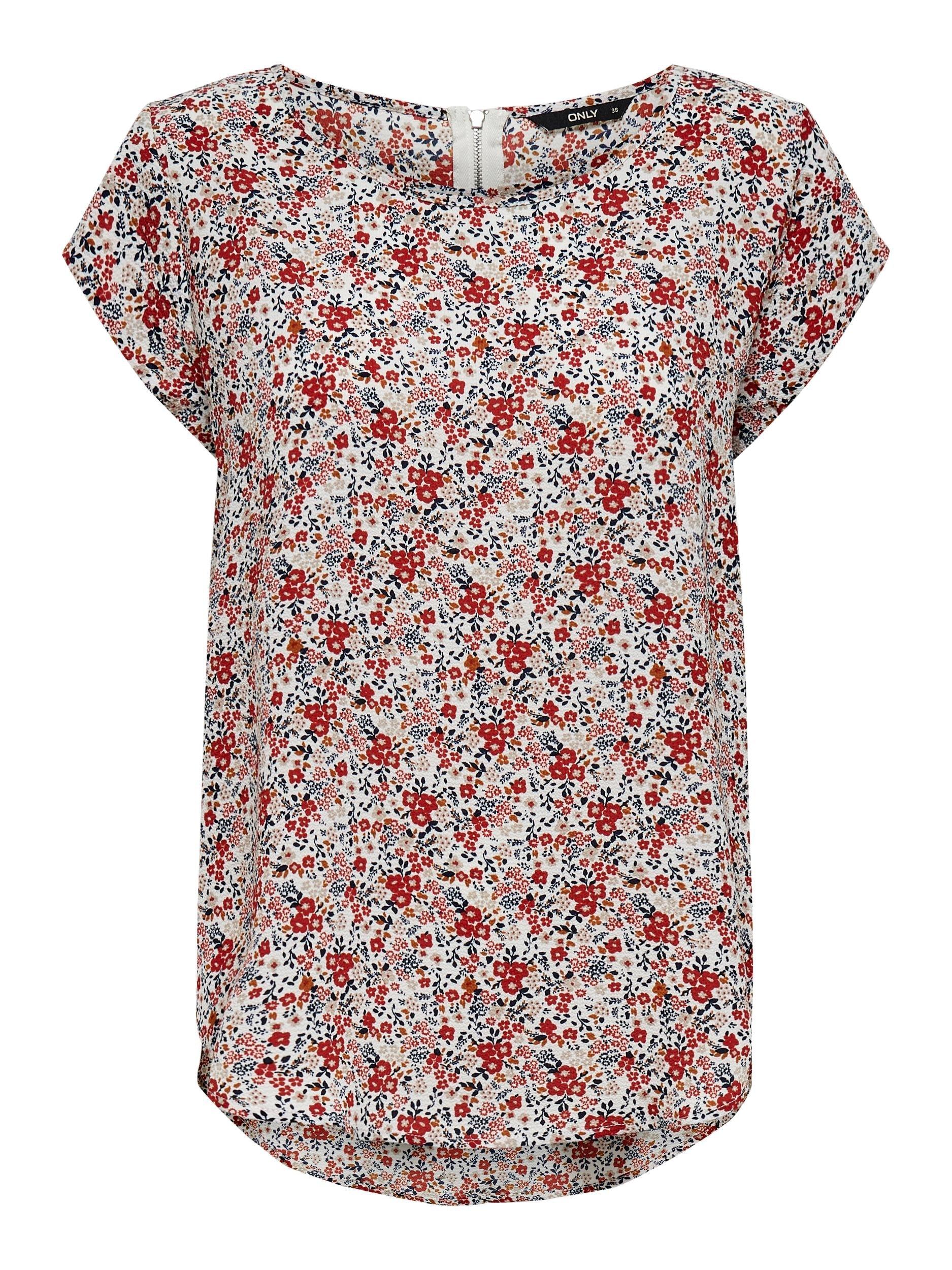 Only Vic - Printet bluse - HUSET Men & Women