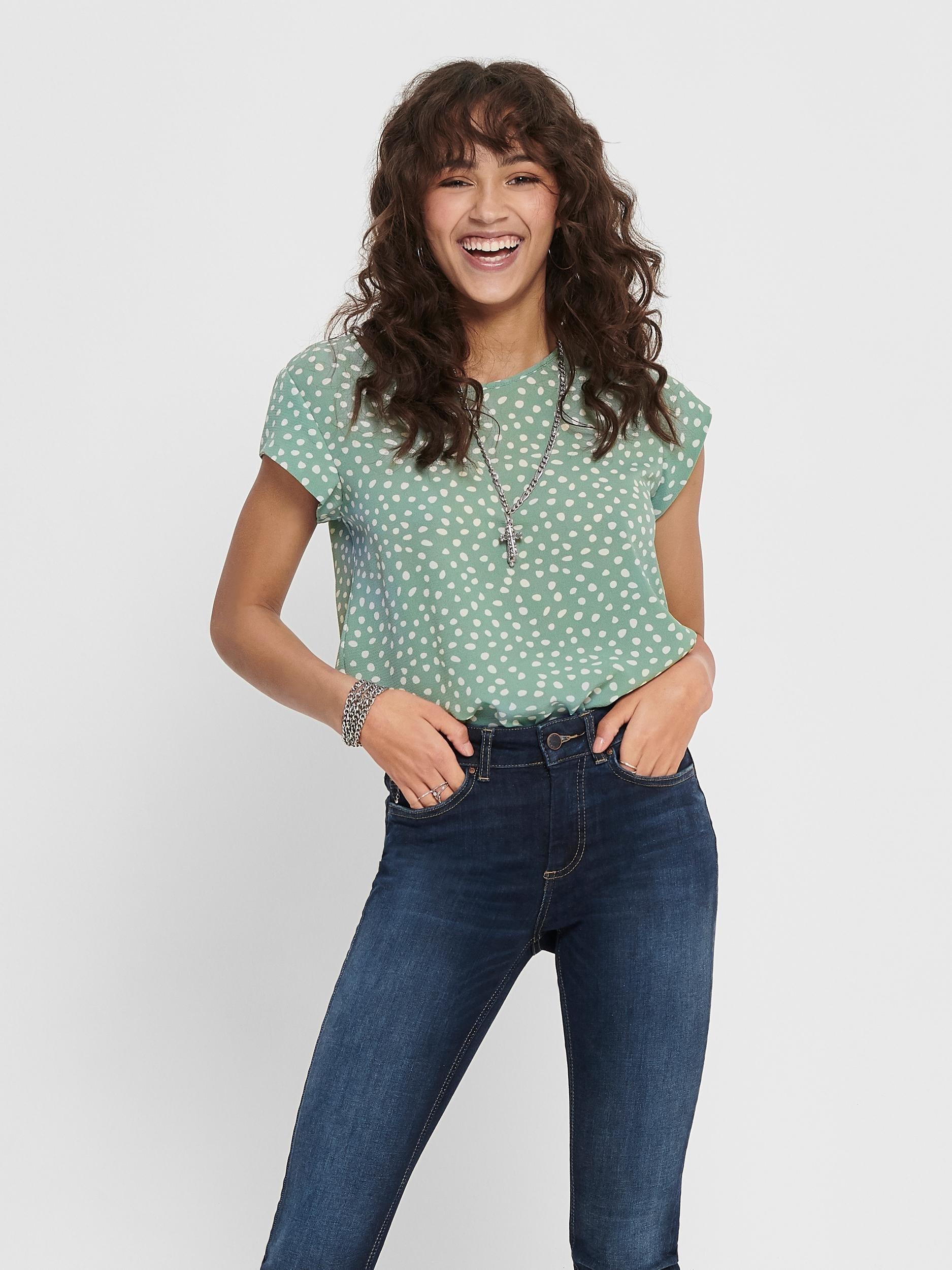 Only Vic - Printet bluse - HUSET Men & Women