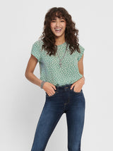 Only Vic - Printet bluse - HUSET Men & Women
