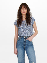 Only Vic - Printet bluse - HUSET Men & Women