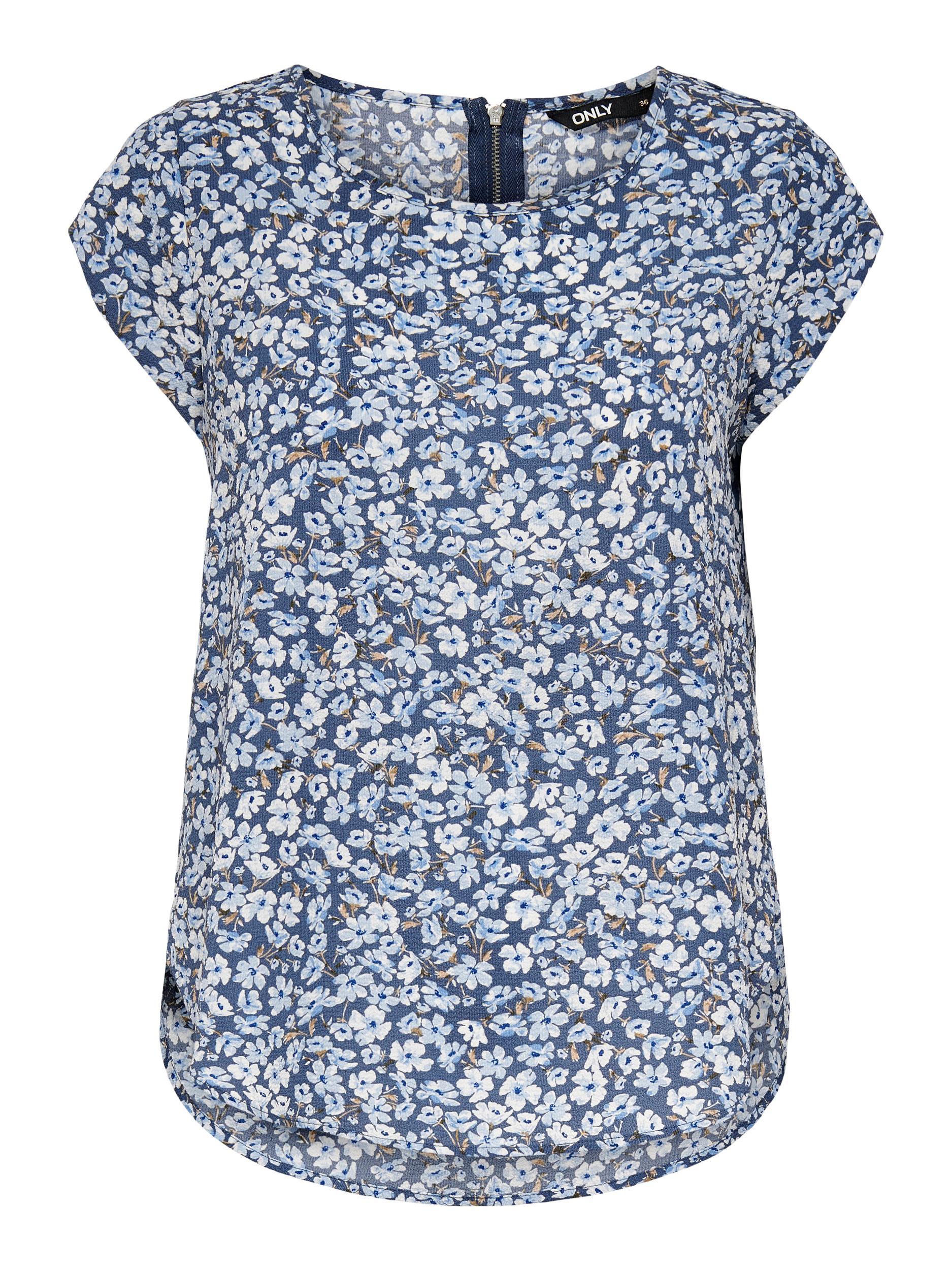 Only Vic - Printet bluse - HUSET Men & Women