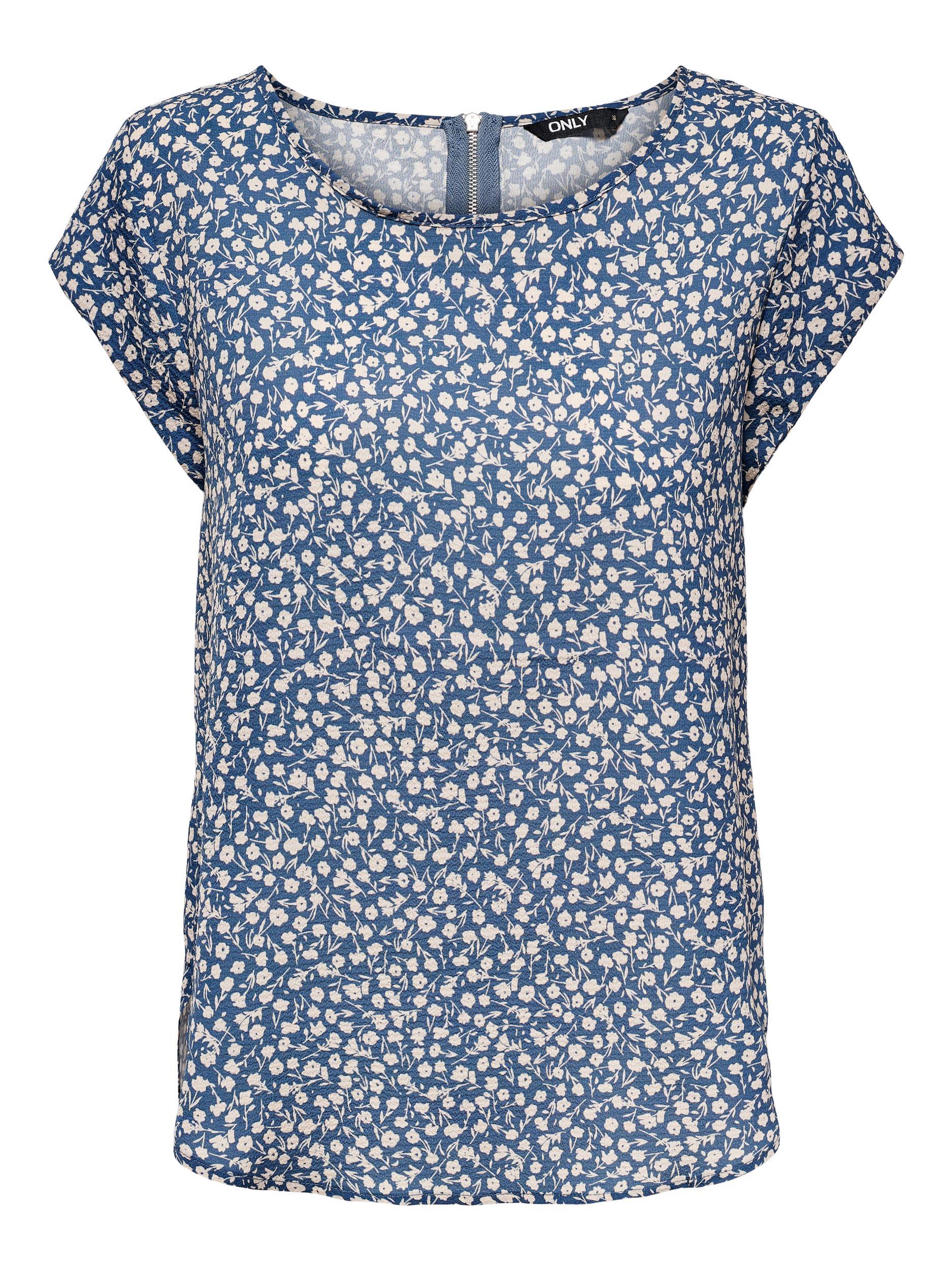 Only Vic - Printet bluse - HUSET Men & Women