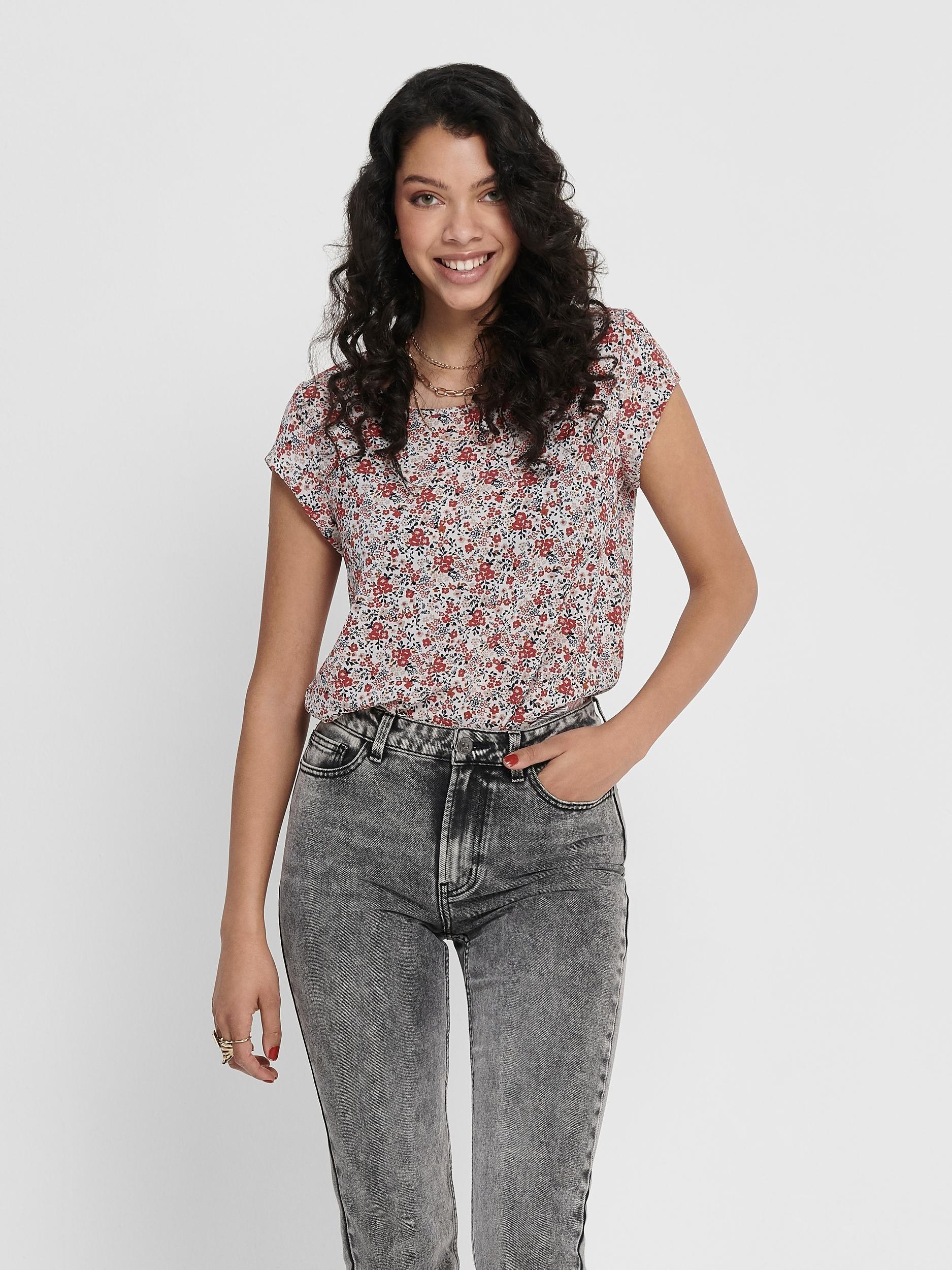 Only Vic - Printet bluse - HUSET Men & Women