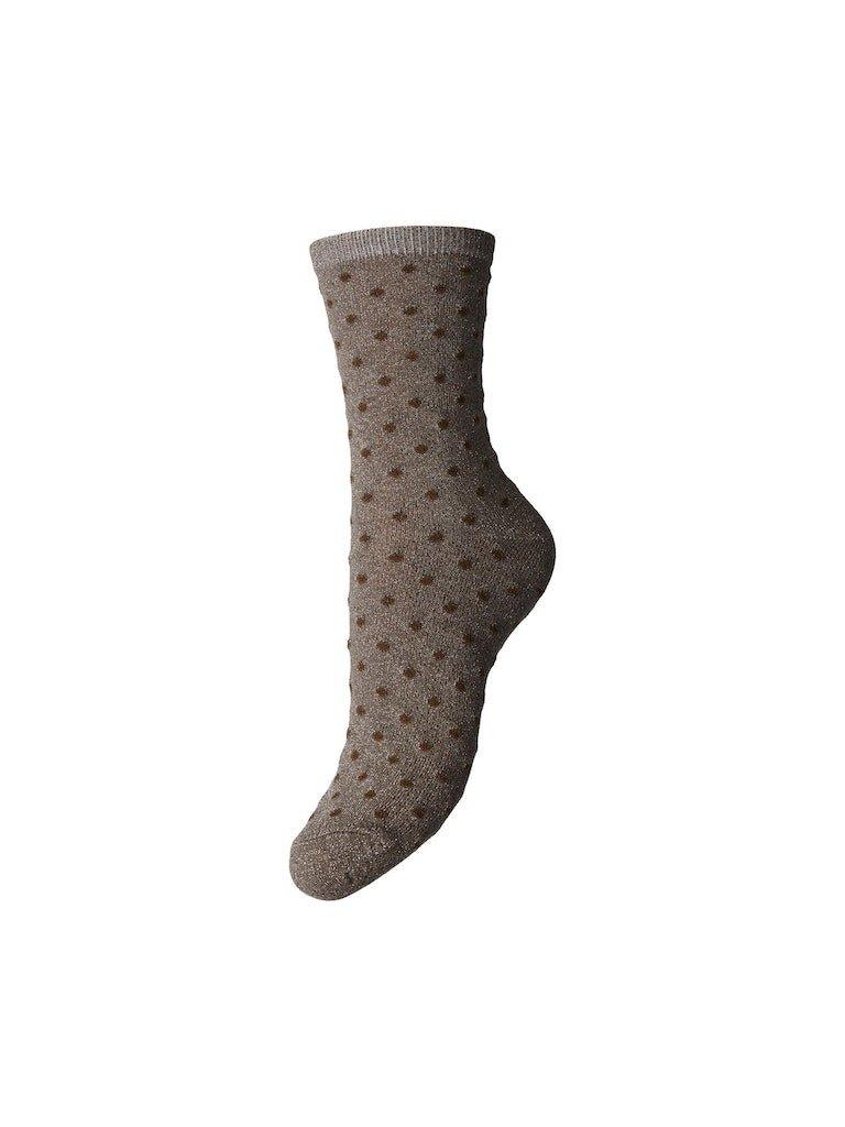 Pieced Sebby - Glitter strømper - HUSET Men & Women