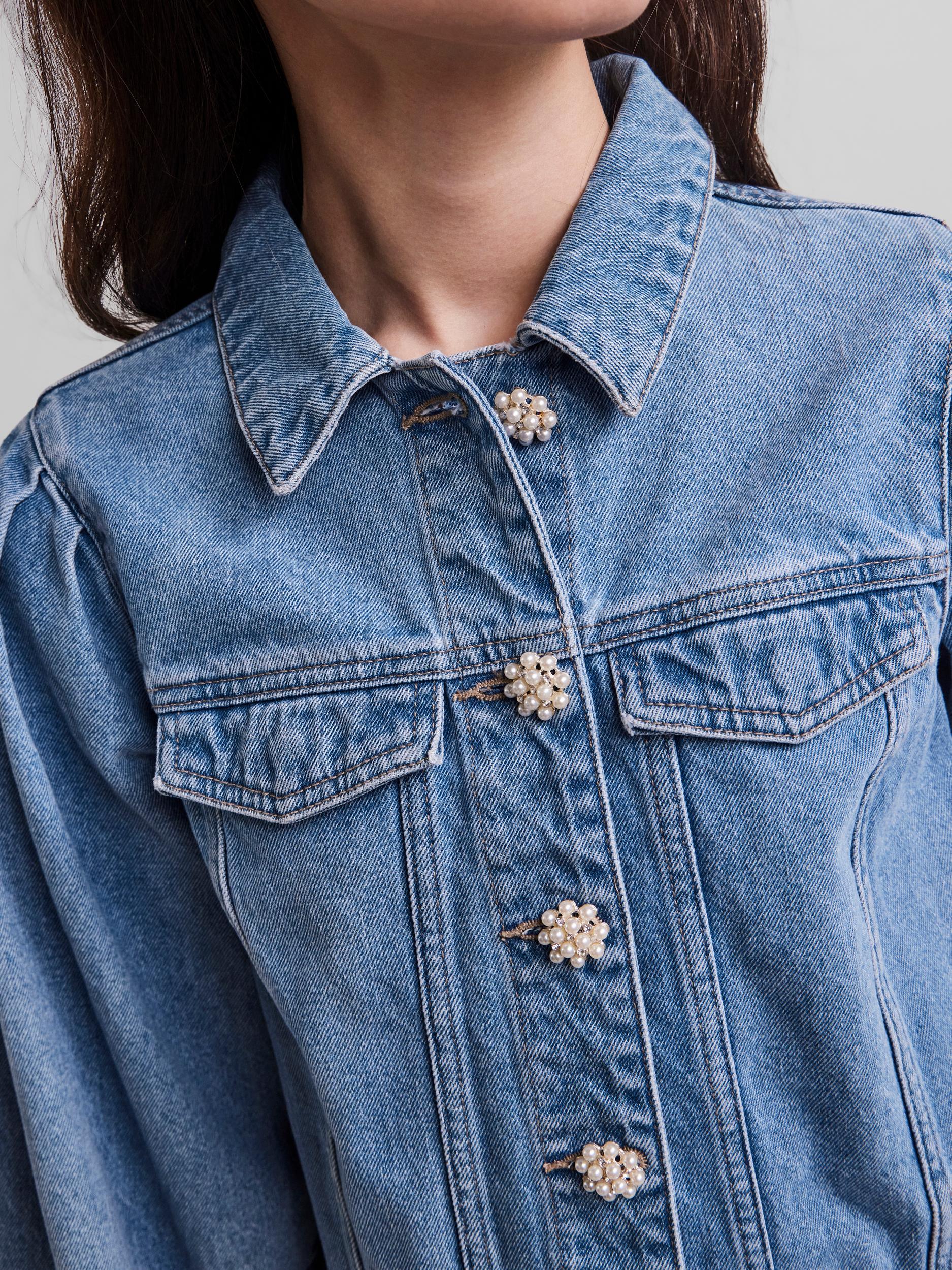 Pieces Ani - Denim jakke - HUSET Men & Women