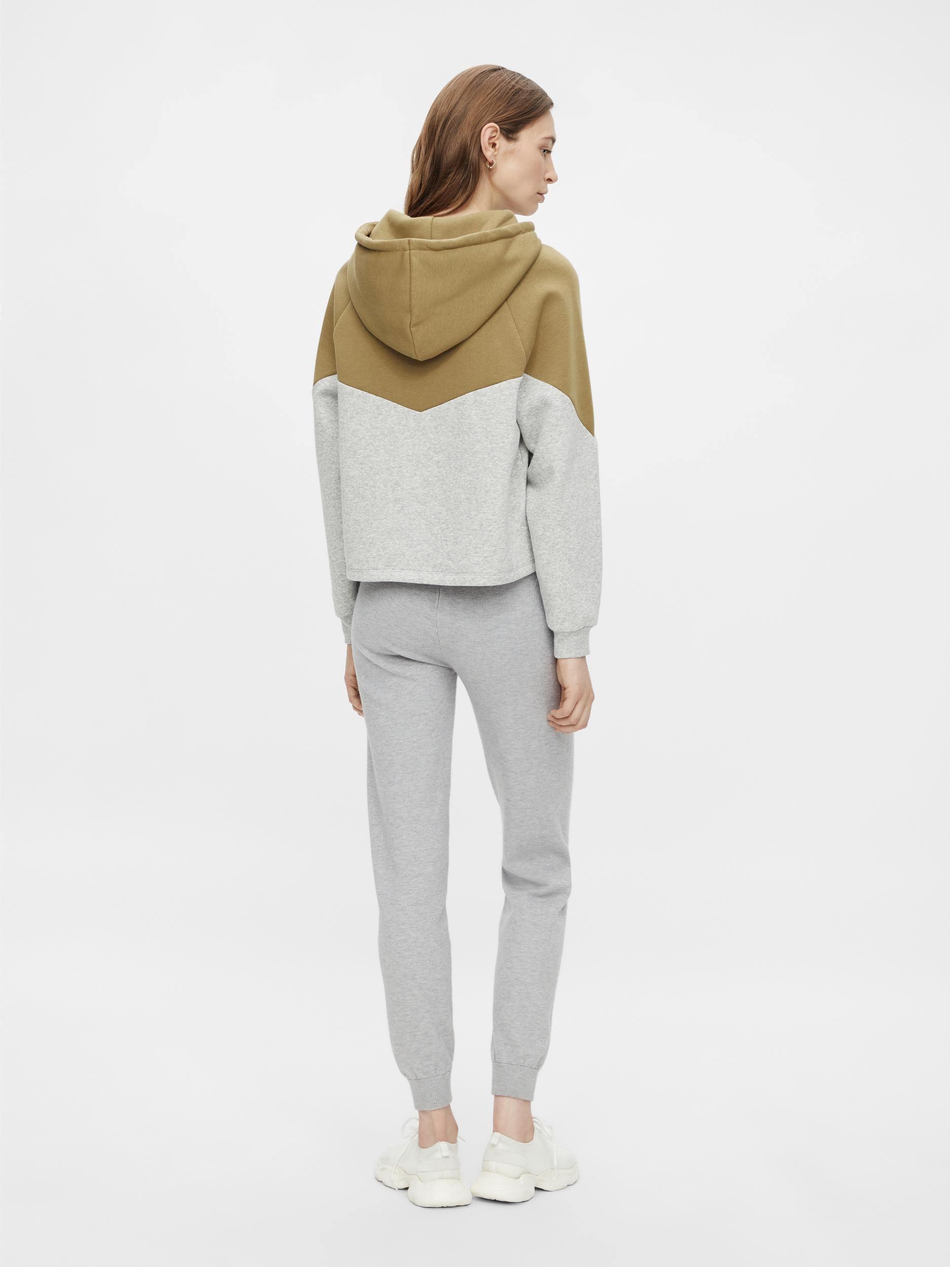 Pieces Chilli Contrast - Hoodie - HUSET Men & Women