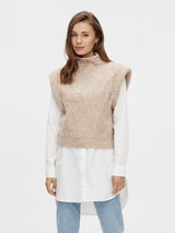 Pieces Erikka - Zip Knit Vest - HUSET Men & Women