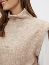 Pieces Erikka - Zip Knit Vest - HUSET Men & Women