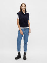 Pieces Erikka - Zip Knit Vest - HUSET Men & Women