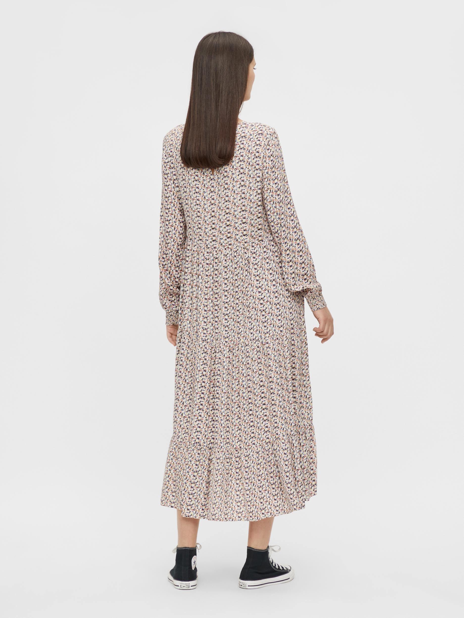 Pieces Hina - Blomstret midikjole - HUSET Men & Women