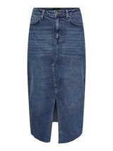 Pieces Jessie - Midi denim nederdel - HUSET Men & Women