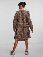 Pieces Nina - Leopard kjole - HUSET Men & Women (7803405828348)