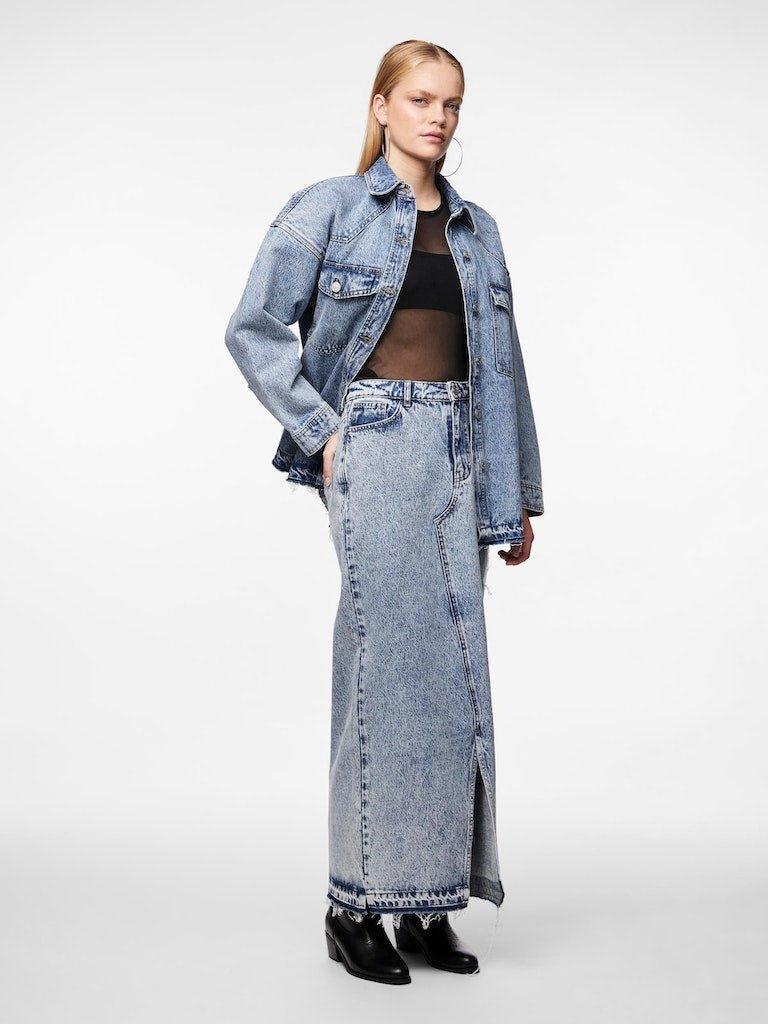 Pieces Nora - Denim nederdel - HUSET Men & Women