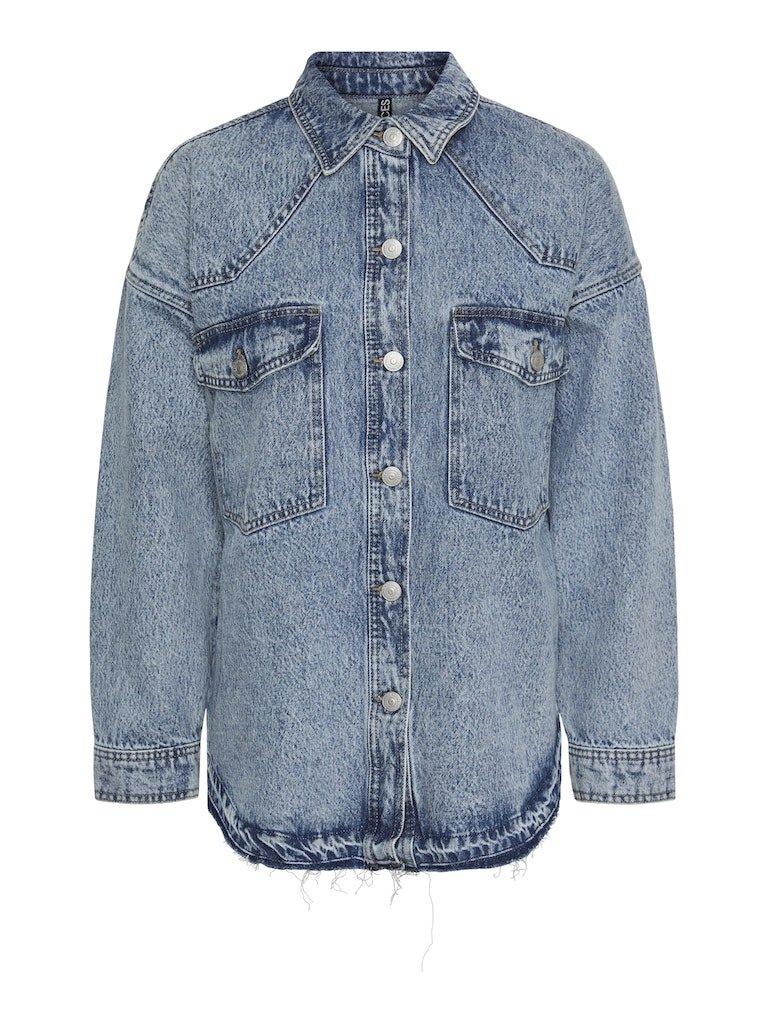 Pieces Nora - Denim skjorte - HUSET Men & Women