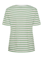 Pieces Ria - Stribet t-shirts i økologisk bomuld - HUSET Men & Women (8740739973467)