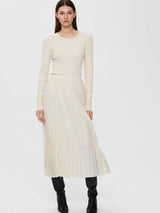 Selected Femme Alexis - Plisse midi nederdel - HUSET Men & Women