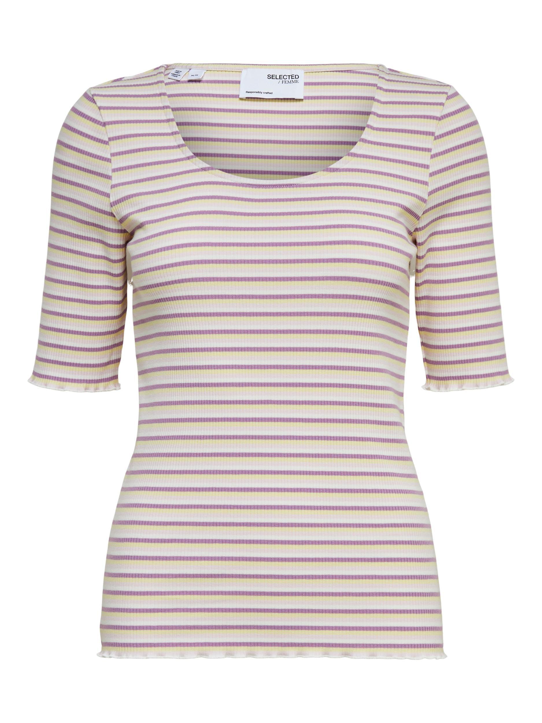 Selected Femme Anna - U-neck t-shirt - HUSET Men & Women